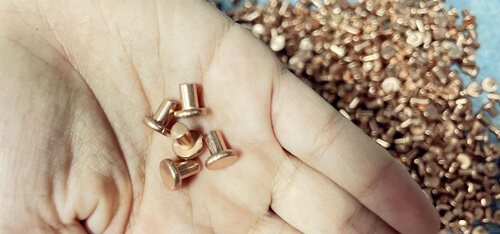 Copper Rivets Ship in Romania