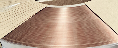 Nuova spedizione di nastri in bronzo rame CuSn6