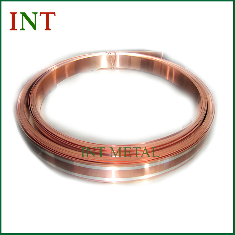 Striscia di bronzo vestita d'argento