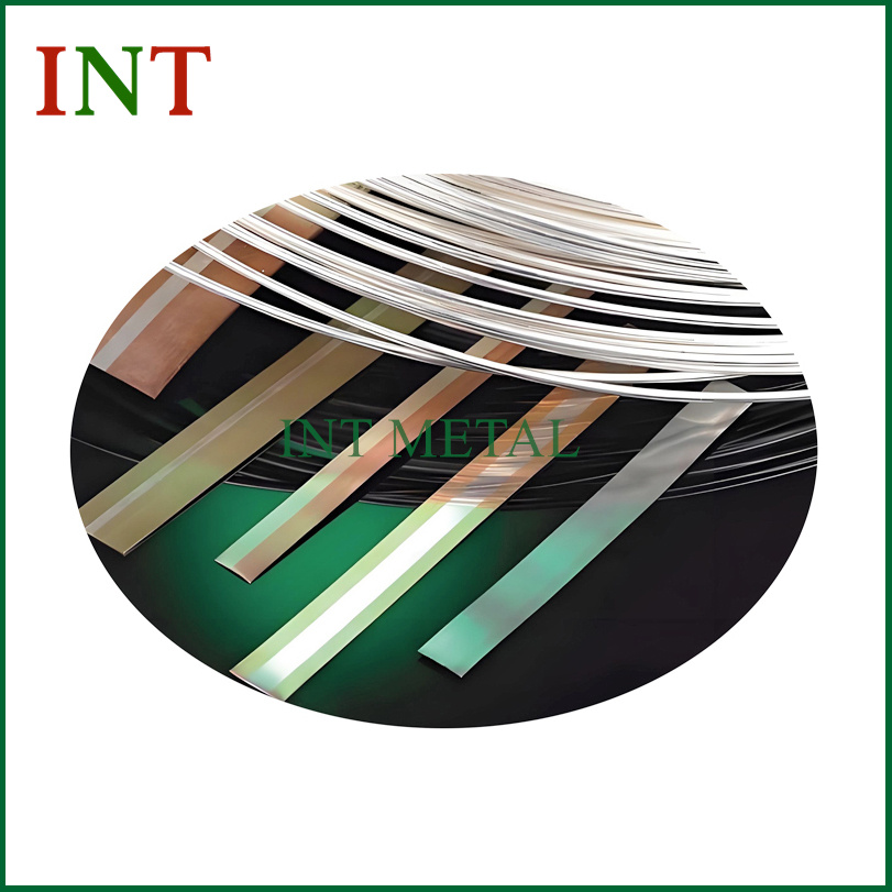 Striscia di bronzo intarsio d'argento