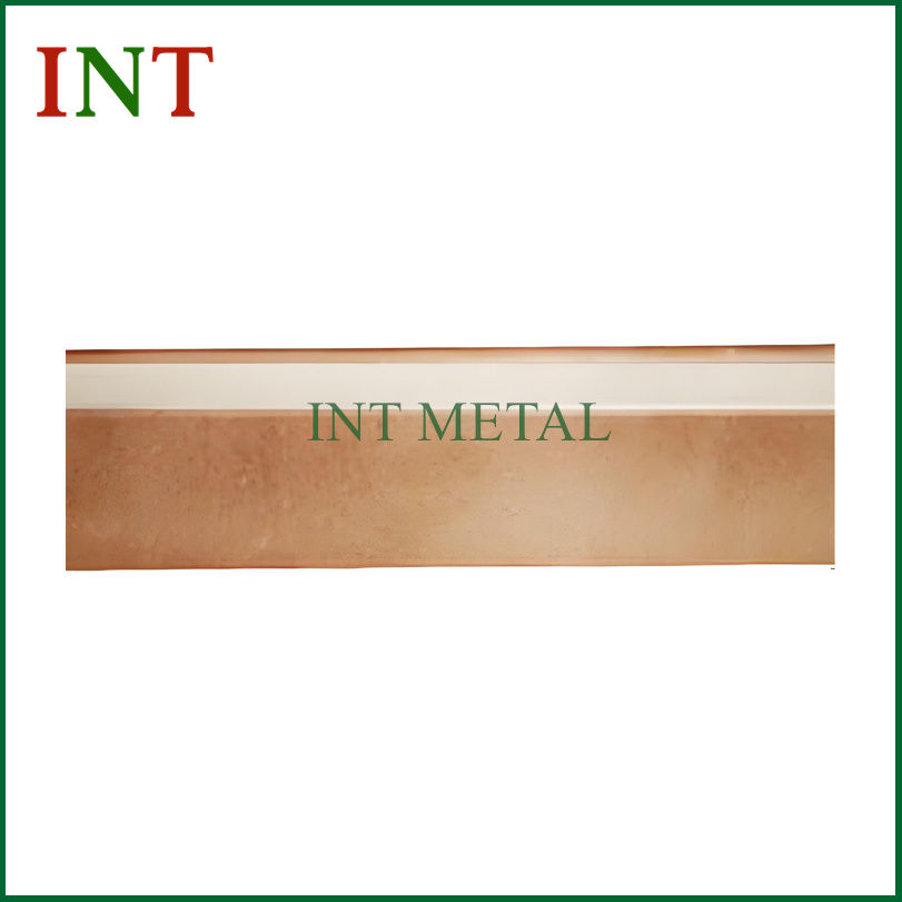 Striscia di bronzo onlay argento
