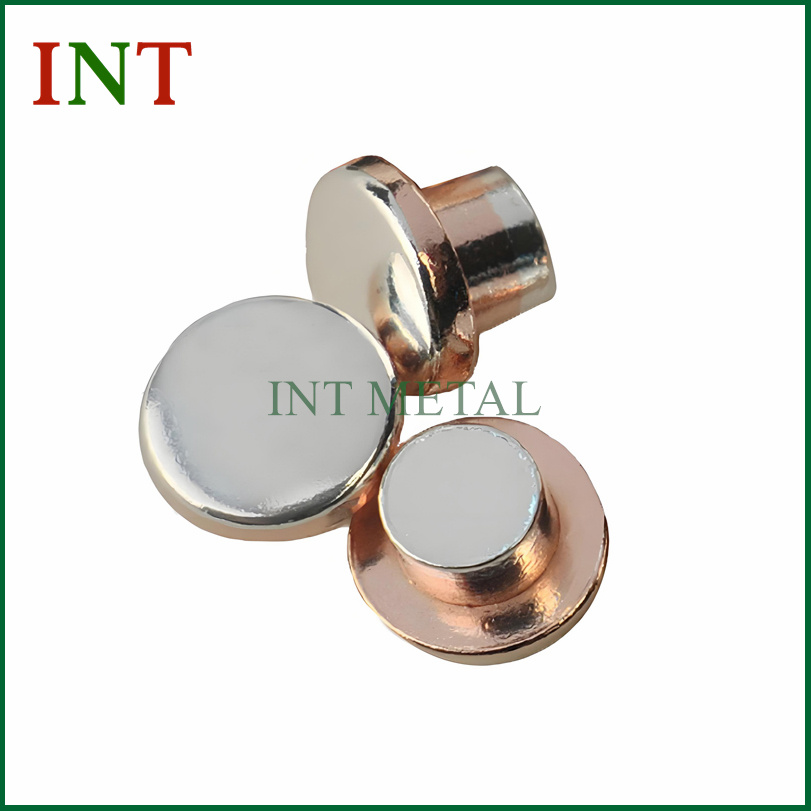 Contatto elettrico in tungsteno d'argento